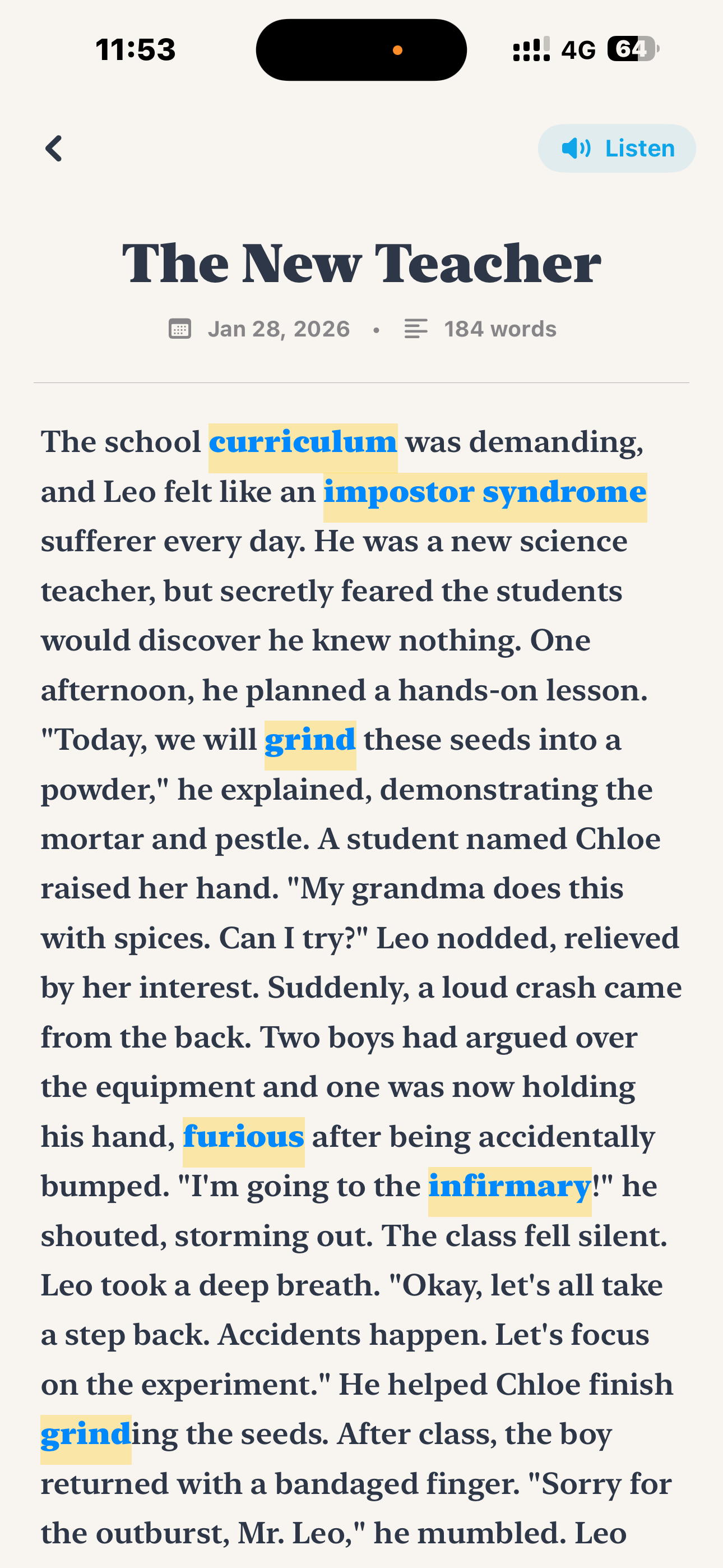 AI generated stories